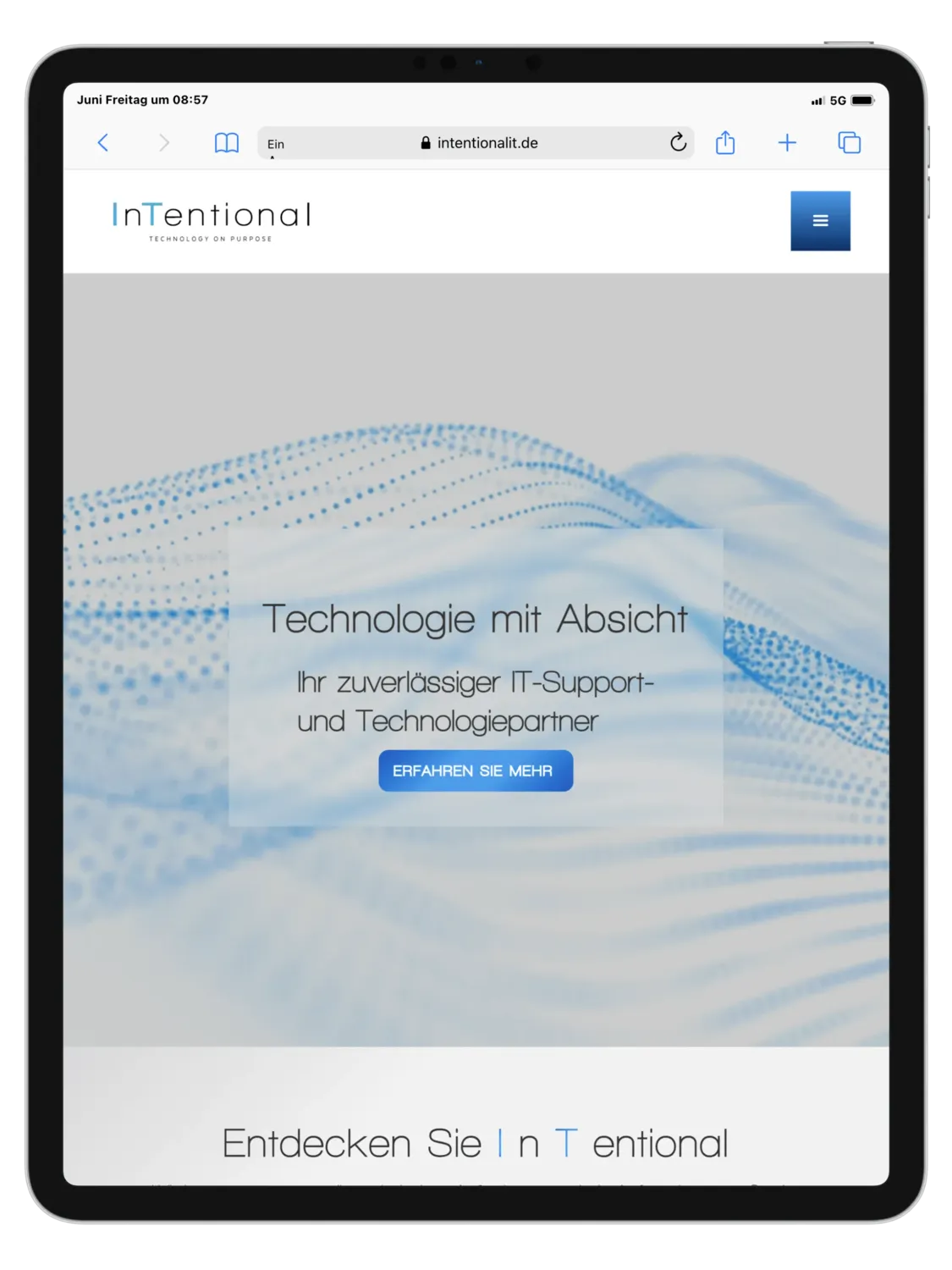 Referenz Website iPad Pro 13